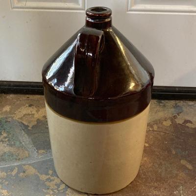 LOT 217: Pair of Stoneware Jugs - ELMIRA, N.Y. and No 2 Sherwood Bros