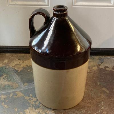 LOT 217: Pair of Stoneware Jugs - ELMIRA, N.Y. and No 2 Sherwood Bros