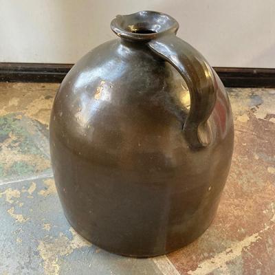 LOT 217: Pair of Stoneware Jugs - ELMIRA, N.Y. and No 2 Sherwood Bros