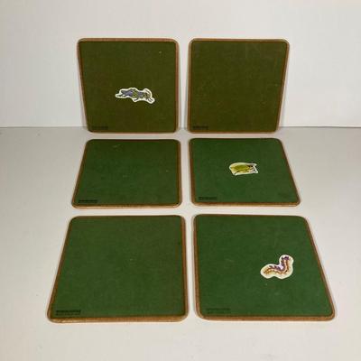 LOT 218: Vintage Collection - Purse Pin Money Bank, Trinket Boxes / Dishes, Win-El-Ware England Oversized Coasters, Decorative Mother...
