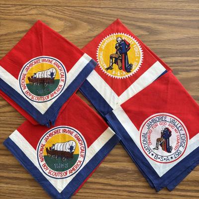 LOT 805: Vintage Boy Scout Bandanas (20)
