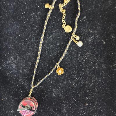 Betsy Johnson Hatbox Necklace
