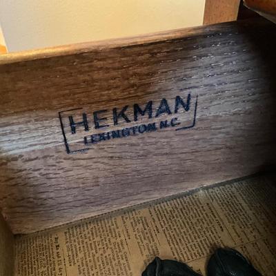 F1144 Vintage Heckman Two Drawer Dresser/ Stand