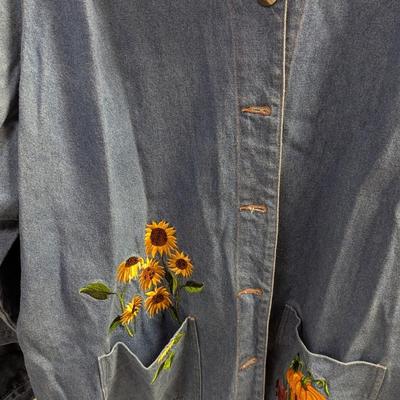 The Quacker Factory Jean Shirts/Jackets Size 3X