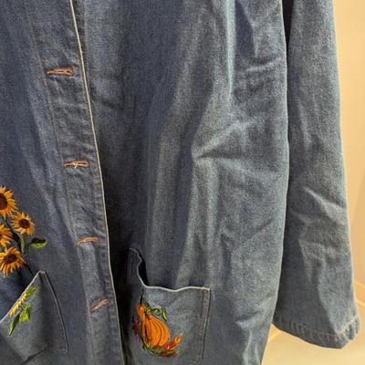 The Quacker Factory Jean Shirts/Jackets Size 3X