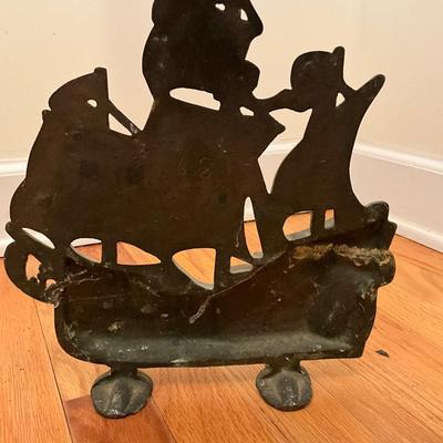 F1149 Antique Iron Ship Door Stop