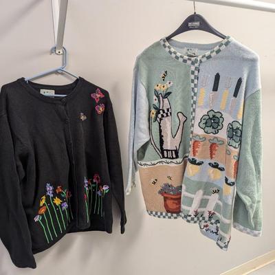 The Quacker Factory Size 2X & 1X Sweaters