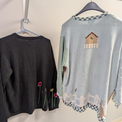 The Quacker Factory Size 2X & 1X Sweaters
