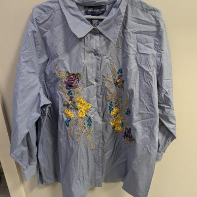Susan Graver Style Shirt Size 3X