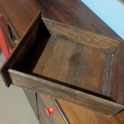 10 Drawer Wooden Dresser