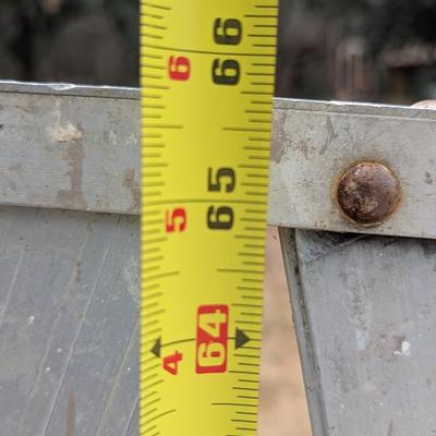 Aluminum Ladder 65 3/4" When Standing