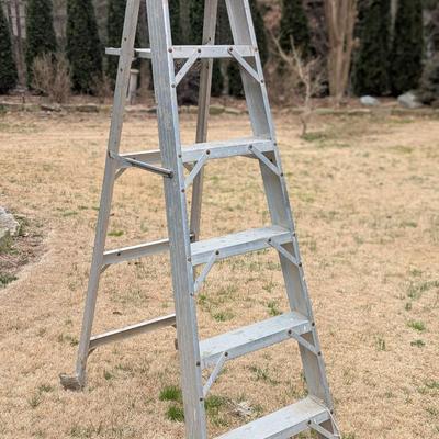 Aluminum Ladder 65 3/4" When Standing