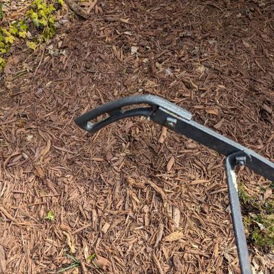 Antique High Wheel Walk Behind Cultivator Yard Decor