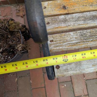 Cast Iron Wood Outdoor Bench