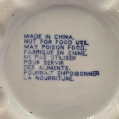 LOT 14L: Hand Made Pitcher with Makers Wording on Bottom, Victoria Ware Pitcher, & Unknown Maker Two Handled Bowl