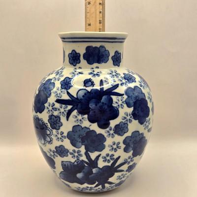 LOT 15L: Tuscan Rose Plate & Three Unknown Maker Vases