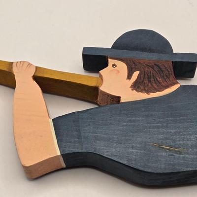 LOT 16L: Hand Painted Country Decor & Recipe Box