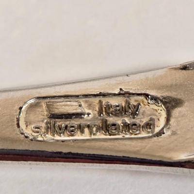 LOT 19L: Holiday Serving Ware Including Square Platter, Crystal Butter Dish, Silver Plated Cake Server, Cranberry Server Set, & More