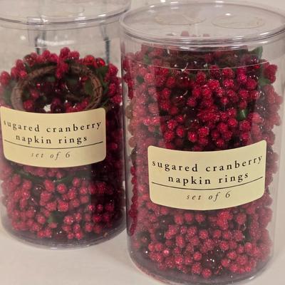 LOT 19L: Holiday Serving Ware Including Square Platter, Crystal Butter Dish, Silver Plated Cake Server, Cranberry Server Set, & More