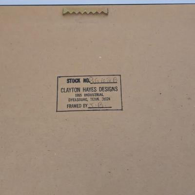 LOT 21L: Victorian Framed Art "Sisters", Victorian Print with Mother & Child, "Spring" Print, & Clayton Hayes...