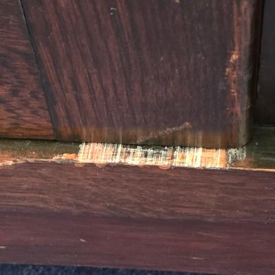 LOT 22L: Antique Solid Wood Armoire