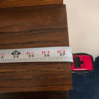 LOT 25L: Small Antique Solid Wood Secretary Desk