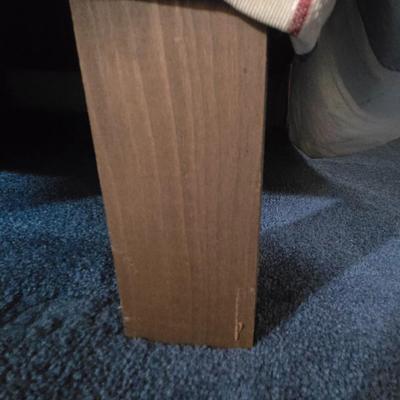 LOT 27L: Broyhill 3 Seat Sofa with 2 Accent Pillows