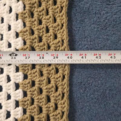 LOT 31L: Various Hand Crocheted Afghan Blankets
