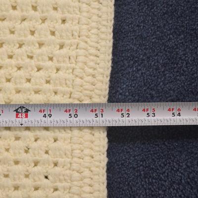 LOT 31L: Various Hand Crocheted Afghan Blankets