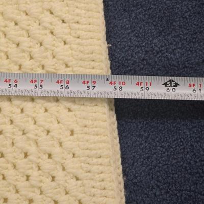 LOT 31L: Various Hand Crocheted Afghan Blankets