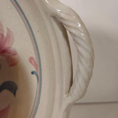 LOT 35D: Deviled Egg Plate, & Two Handled Chip/Veggies/Fruit and Dip Platter