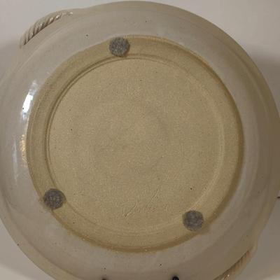 LOT 35D: Deviled Egg Plate, & Two Handled Chip/Veggies/Fruit and Dip Platter