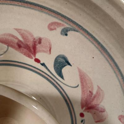 LOT 35D: Deviled Egg Plate, & Two Handled Chip/Veggies/Fruit and Dip Platter