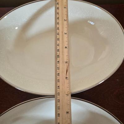 LOT 36D: Complete Set of Noritake Ivory China ; Lorelei Pattern with Some Extra Pieces