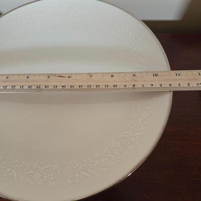 LOT 36D: Complete Set of Noritake Ivory China ; Lorelei Pattern with Some Extra Pieces