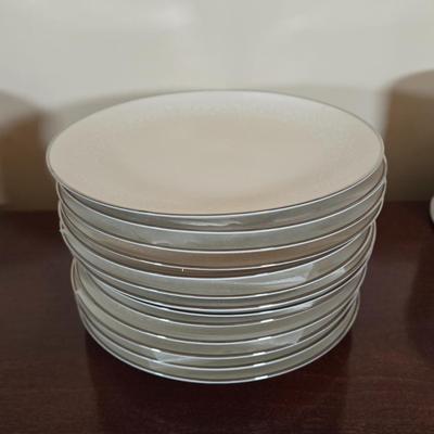 LOT 36D: Complete Set of Noritake Ivory China ; Lorelei Pattern with Some Extra Pieces