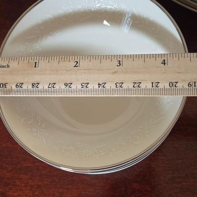 LOT 36D: Complete Set of Noritake Ivory China ; Lorelei Pattern with Some Extra Pieces