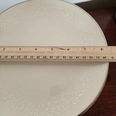 LOT 36D: Complete Set of Noritake Ivory China ; Lorelei Pattern with Some Extra Pieces