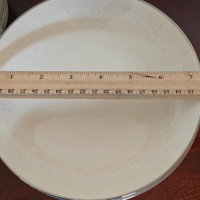 LOT 36D: Complete Set of Noritake Ivory China ; Lorelei Pattern with Some Extra Pieces