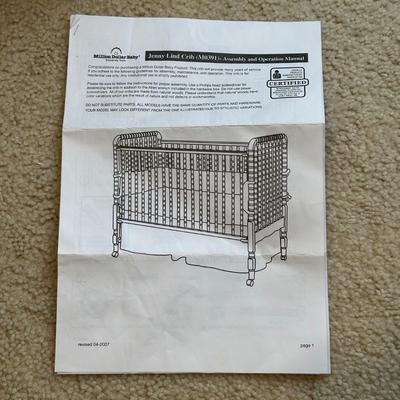 LOT 41A: Jenny Lind Crib M0391