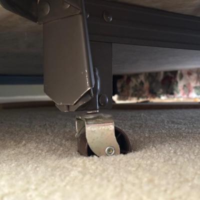 LOT 45A: Wooden Headboard w/ Full-Size Bed Frame