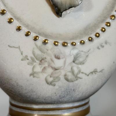 LOT 48B: Two Vintage Capodimonte Style Porcelain Table Lamps