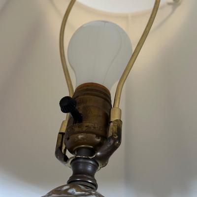 LOT 48B: Two Vintage Capodimonte Style Porcelain Table Lamps