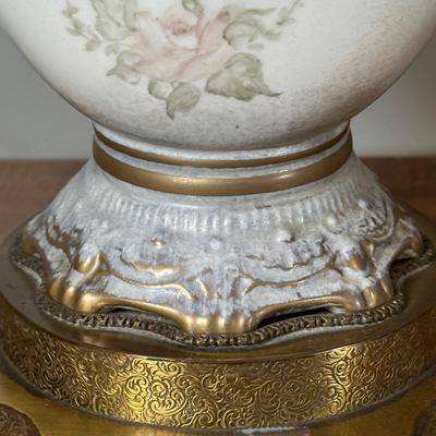 LOT 48B: Two Vintage Capodimonte Style Porcelain Table Lamps