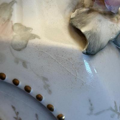 LOT 48B: Two Vintage Capodimonte Style Porcelain Table Lamps