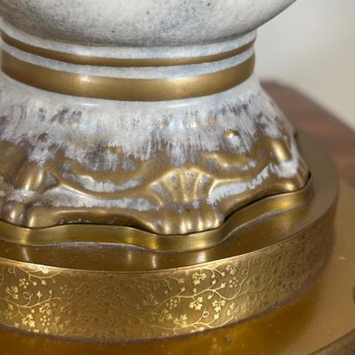 LOT 48B: Two Vintage Capodimonte Style Porcelain Table Lamps