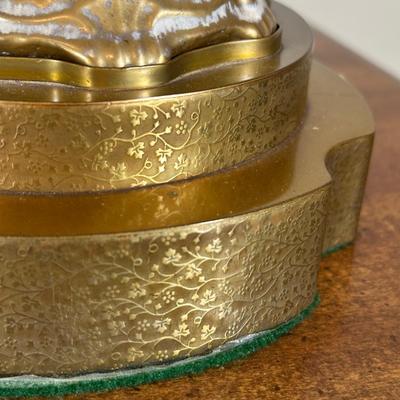 LOT 48B: Two Vintage Capodimonte Style Porcelain Table Lamps