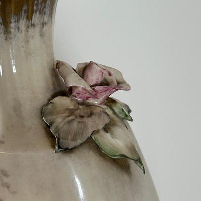 LOT 48B: Two Vintage Capodimonte Style Porcelain Table Lamps