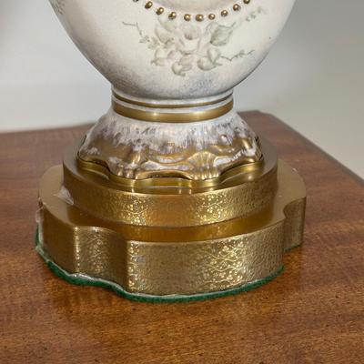 LOT 48B: Two Vintage Capodimonte Style Porcelain Table Lamps