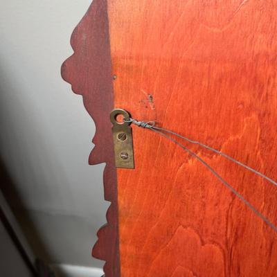 LOT 49C: Vintage Mahogany Vanity w/ French Louis XV Style Wall Mirror